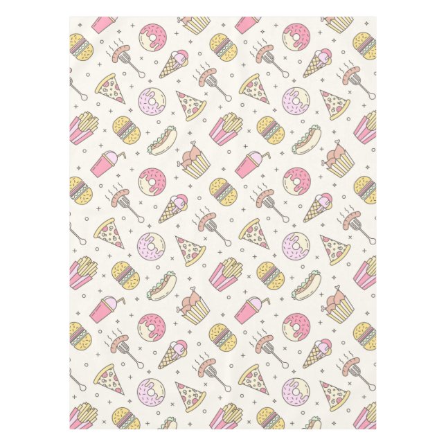 Mantel Comida rápida (Anverso)