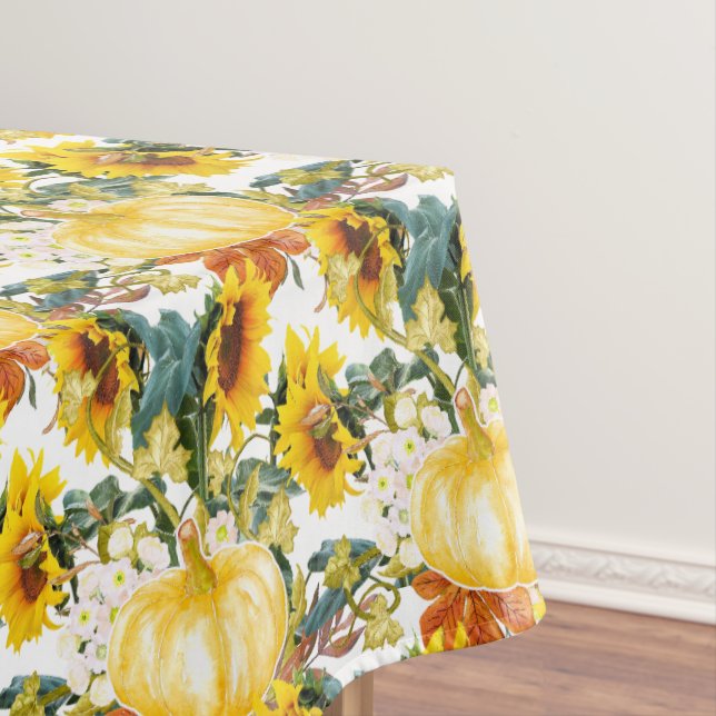 Mantel con estampado de calabaza para decoración d (In Situ)