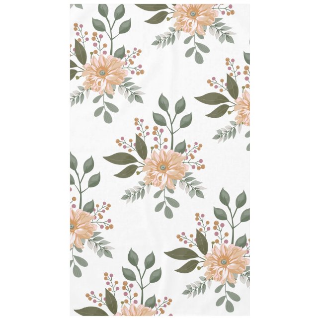 Mantel con estampado floral (Anverso)