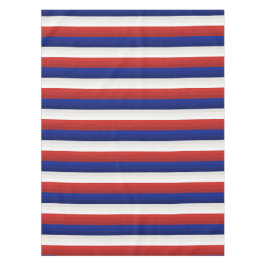 Mantel con rayas de gradiente rojo blanco y azul