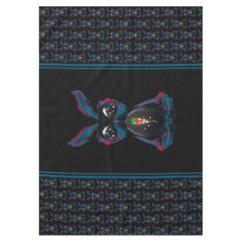 Mantel Conejo de ojos estelares en meditación de la manch