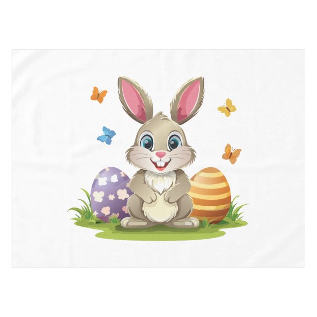 Mantel Conejo de Pascua (Frente (Horizontal))