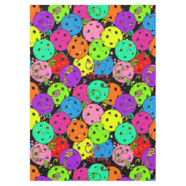 Mantel Confetti, Fiesta de baloncesto, y globos sobre neg