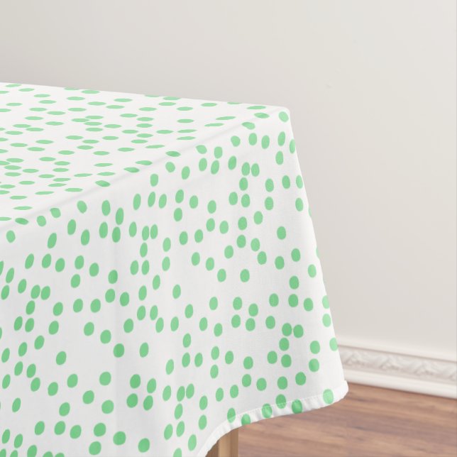 Mantel Confetti verde / Polkadots (In Situ)