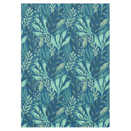 Mantel Contemporary Aquatics Blue Green Foliage