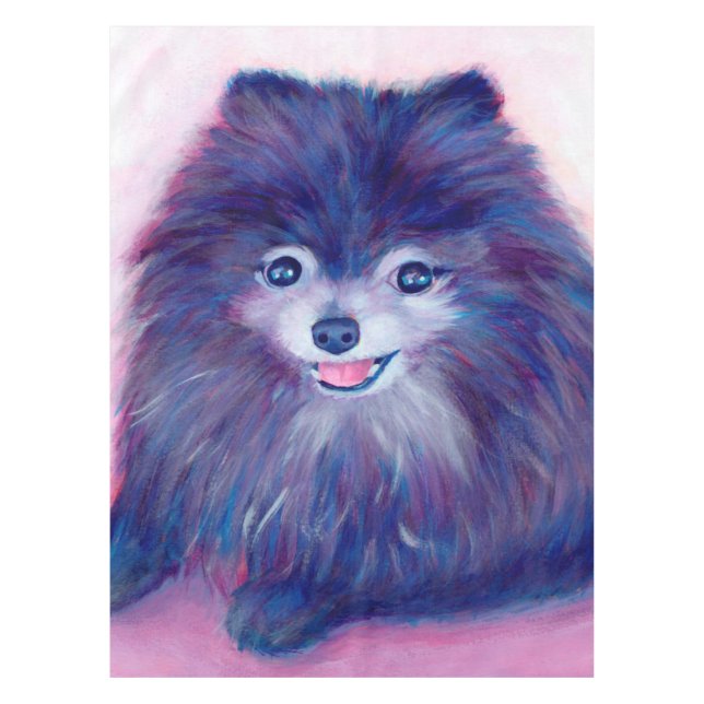 Mantel Cookie, mi púrpura pomerania (Anverso)