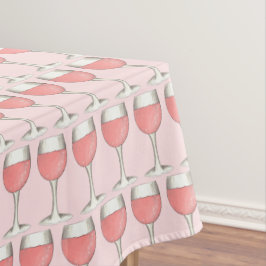 Mantel Copa de vino rosado Pink Rosé Bridal Shower Winery