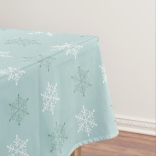 Mantel Copo de Navidad en Azul Claro Misterioso