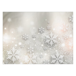 Mantel Copo de nieve elegante del día de fiesta del