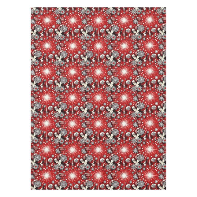 Mantel Copos de nieve (Anverso)