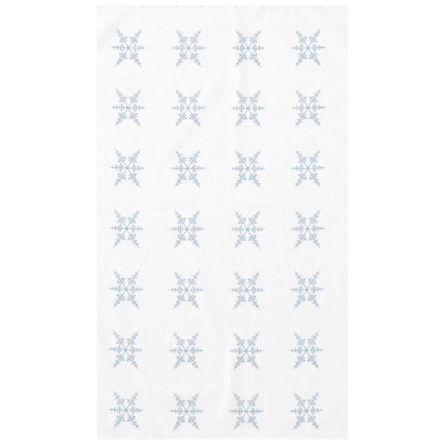 Mantel Copos de nieve de invierno (Anverso)