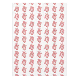 Mantel Corazón Anatómico de la Antigüedad Roja