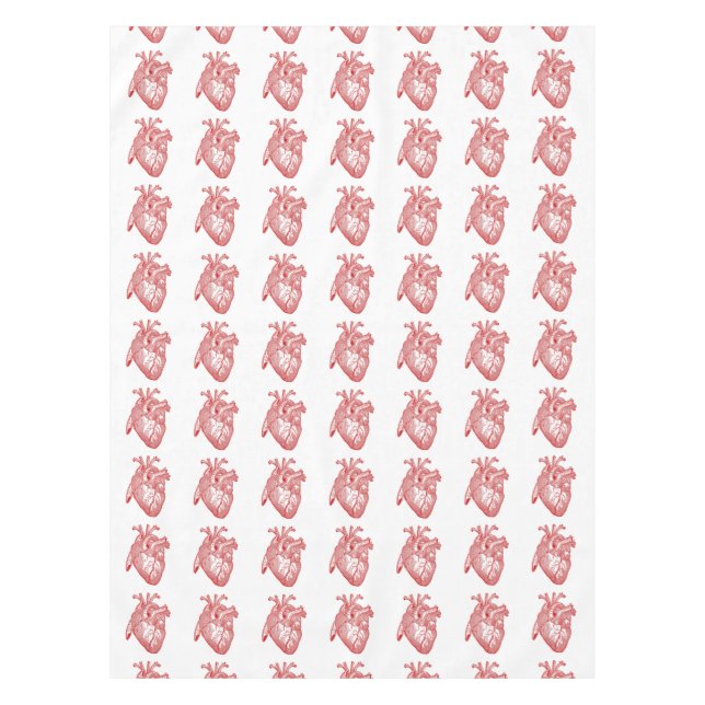 Mantel Corazón Anatómico de la Antigüedad Roja (Anverso)