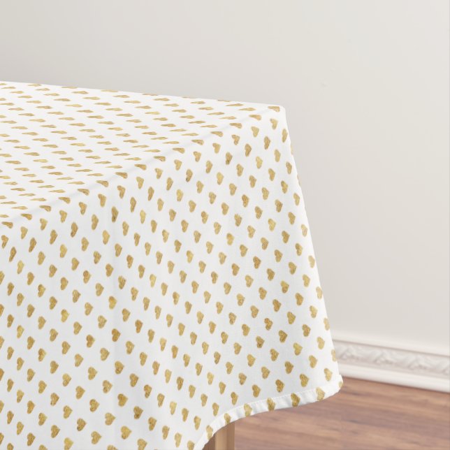 Mantel Corazones de purpurina de oro (In Situ)