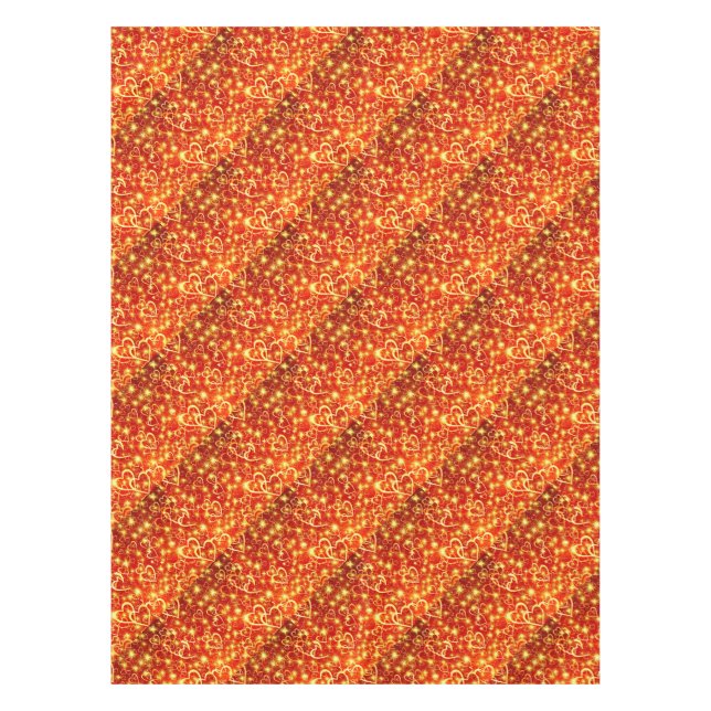 Mantel Corazones en llamas (Anverso)