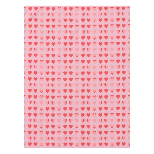 Mantel corazones modernos (Anverso)