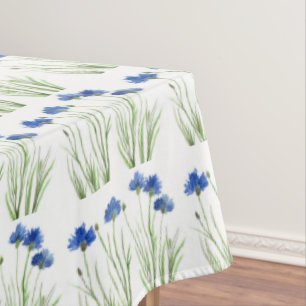 Mantel Cornflowers Flores de agua Flora azul