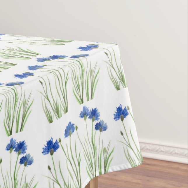 Mantel Cornflowers Flores de agua Flora azul (In Situ)