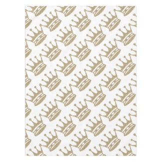 Mantel Corona del purpurina del oro