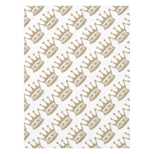 Mantel Corona del purpurina del oro (Anverso)