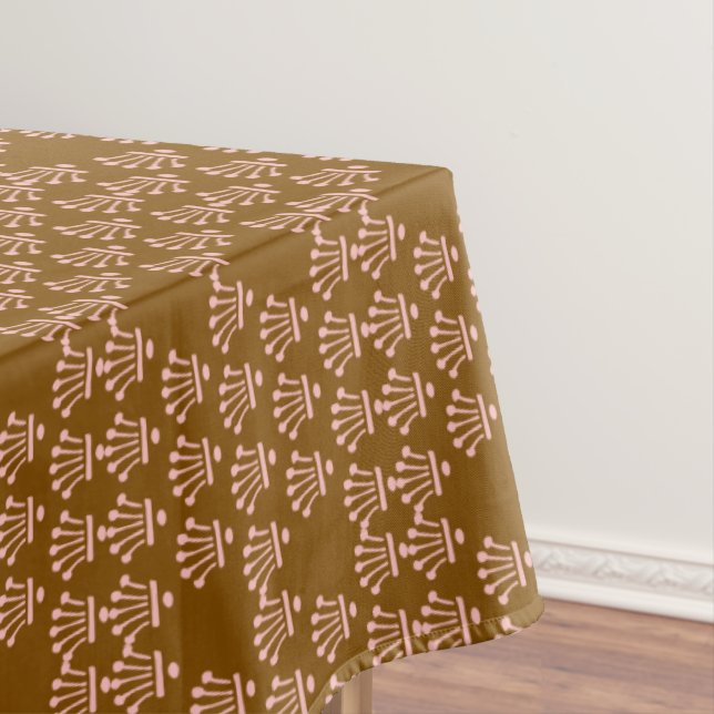 Mantel Coronas rosadas Marrones (In Situ)