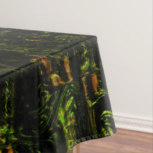 Mantel Corteza de árbol bajo vidrio verde martillo