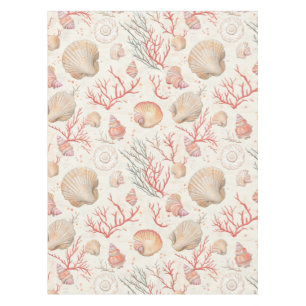 Mantel Costa Rústica - Aguas marinas, pez estrella, arrec