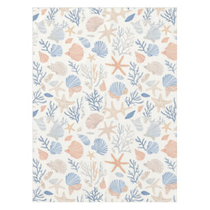 Mantel Costa Rústica - Aguas marinas, pez estrella, arrec