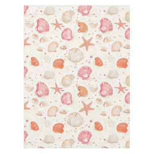 Mantel Costa Rústica - Aguas marinas, pez estrella, arrec