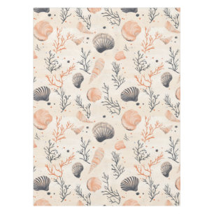 Mantel Costa Rústica - Aguas marinas, pez estrella, arrec