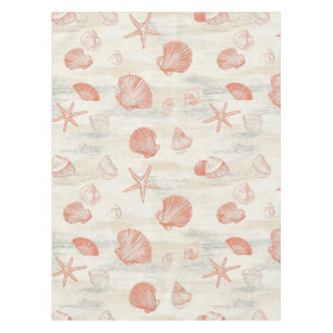 Mantel Costa Rústica - Aguas marinas, pez estrella, arrec