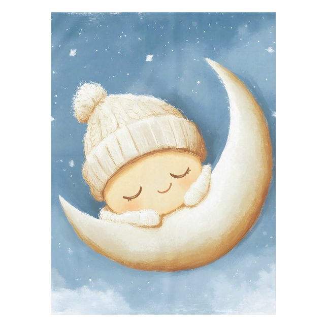 Mantel Cosy Knit Nap Cresent Moon (Anverso)
