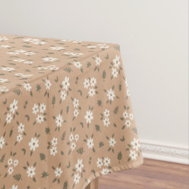 Mantel Cottagecore Boho Floral Silvestre Marrón Ditsy