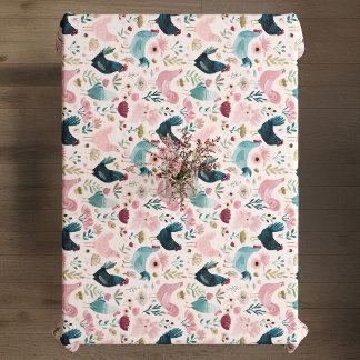 Mantel Cottagecore de gallinas