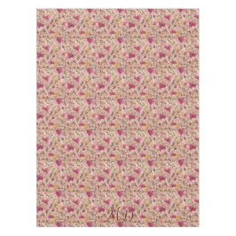 Mantel Cottagecore floral romántico botánico rosa