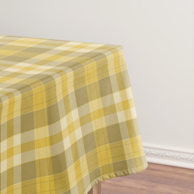 Mantel Country Amarillo Cuadros (In Situ)