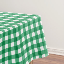 Mantel Country Green Gingham