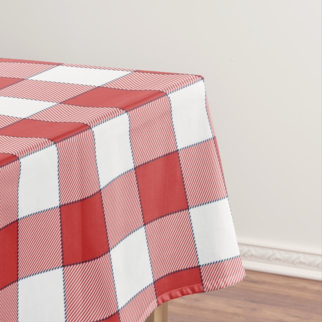 Mantel Country Picnic Red Gingham (In Situ)