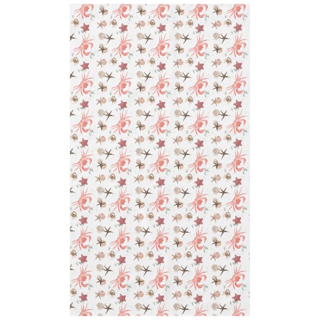 Mantel Crab On Beach Coastal Sandy Repeating Pattern (Anverso)