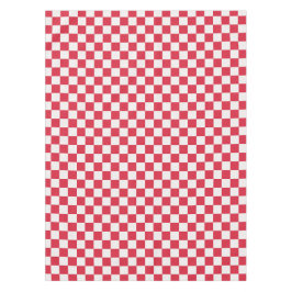 Mantel Cranberry fizz checkerboard pattern