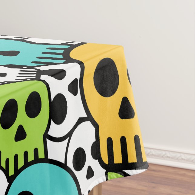Mantel Cráneo del patrón de Halloween (In Situ)