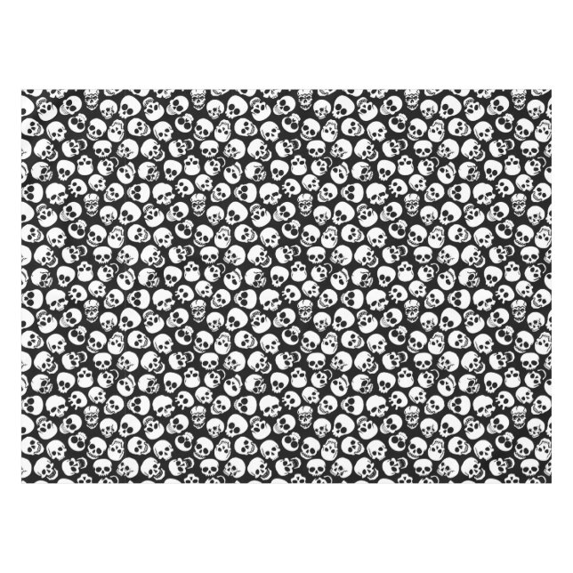 Mantel Cráneos en modelo negro del fondo (Frente (Horizontal))