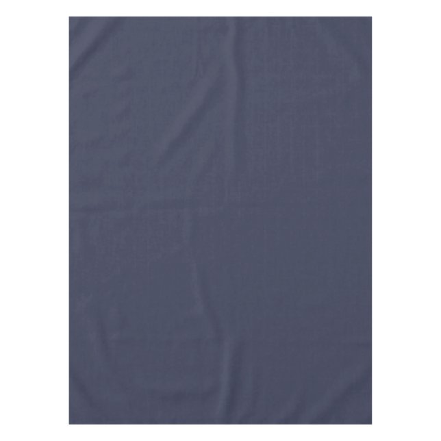 Mantel Crea tu propio azul gris oscuro personalizado (Anverso)