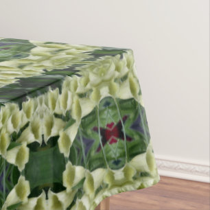 Mantel Creamy Foxglove Flower Resumen Patrón