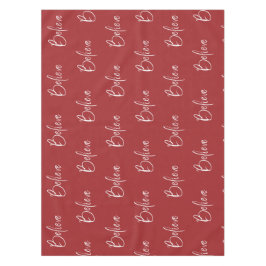 Mantel Cree en los Navidades de vacaciones rojos blancos 