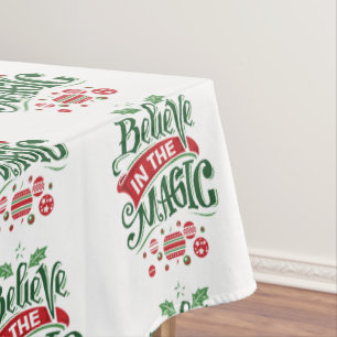 Mantel Creer en la tipografía del Navidad mágico