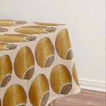 Mantel Crema De Custaza De Chocolate Llenado De Donut Dou<br><div class="desc">El Tablecloth cuenta con un ilustracion de marca original de un donut relleno de crema de chocolate.</div>
