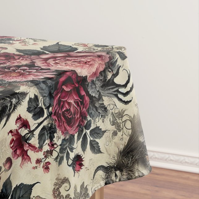 Mantel 🔥 Crematorio Rosa - Patrón gótico grande (In Situ)