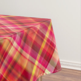 Mantel Crimson deja rojas, amarillas y rosadas en forma d