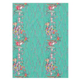 Mantel Cristianos tropicales con Santa y Flamingos